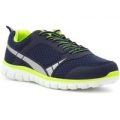 Tick Mens Navy Lace Up Lightweight Trainer