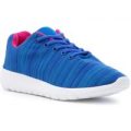 Lilley Womens Blue Lace Up Lightweight Trainer