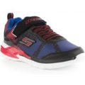 Skechers Boys Blue and Red Light Up Trainer