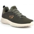 Skechers Mens Olive Lace Up Trainer