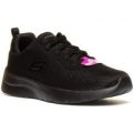 Skechers Womens Lace Up Trainer in Black