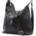 Black Double Compartment Handbag