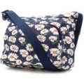 Navy Daisy Print Handbag