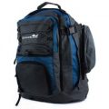 Grey and Blue Backpack