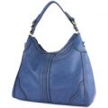 Lilley And Skinner Blue Handbag with Contrast Stitch