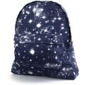 Blue Denim Galaxy Print Backpack