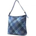 Lilley Blue Multi Weave Large Bag