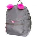 Lilley Girls Grey and Pink Cat Backpack