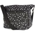 Black Metallic Star Cross Body Bag