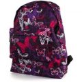 Purple Showerproof Butterfly Backpack