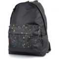 Black Splat Printed Backpack