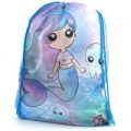 Kids Light Purple And Blue Mermaid Pump Bag