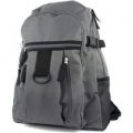 Grey Backpack with Multi Pocket