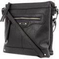 Black Zip Detail Handbag