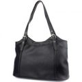 Handbag with Buckle Detail in Black