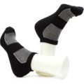 Shoeology Mens 3 Pack Trainer Socks in Black