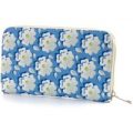 Blue 3D Flower Print Purse