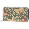 Lilley Womens Grey Butterfly Oilcloth Purse