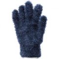 Adults Blue Chenille Thermal Magic Feather Glove