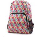 Eco Chic Lilac Ladybird Print Foldaway Backpack