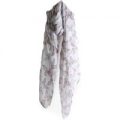 Lilley Grey Butterfly Print Scarf
