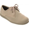 Cosyfeet Jim Extra Roomy Men’s Fabric Shoes – Taupe 12