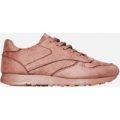 Marion Running Trainer In Blush Faux Suede, Pink