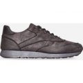 Marion Running Trainer In Grey Faux Suede, Grey