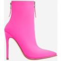Cadee Diamante Detail Ankle Sock Book In Fuchsia Pink Lycra, Pink