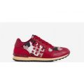 Camillo Studded Detail Trainer In Red Camouflage, Red