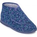 Cosyfeet Elise Extra Roomy Women’s Slippers – Midnight Floral 7