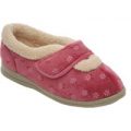 Cosyfeet Sleepy Extra Roomy Women’s Slippers – Burgundy Floral 5