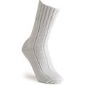 Cosyfeet Extra Roomy Super-soft Bed Socks – Ivory S
