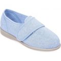 Cosyfeet Jenny Extra Roomy Women’s Fabric Shoes – Pale Blue 4