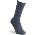 Cosyfeet Wool-rich Softhold Seam-free Cushioned Sole Socks – Blue Marl M