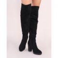 Cerys Over the Knee Boots, Black