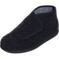 Cosyfeet Robbie Single Slipper Charcoal – Left Foot – Charcoal 6