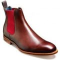 Barker Hopper – Walnut Calf/Burgundy Elastic – F – Medium – 7