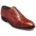 Barker Warrington – Rosewood Grain/Calf – G – Wide – 7