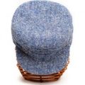 Hata Skipper Tweed Cap – Blue Speckled – Large