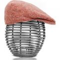 Hata Vintage Tweed Cap – Red Herringbone – Large