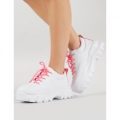 Rylee Chunky Trainers and Neon Pink, White