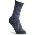 Cosyfeet Simcan Comfort Striped Socks – Charcoal Stripe One Size