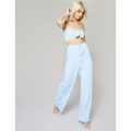 Bandeau and Wide Leg Trouser Co-ord, Blue