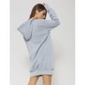 Ultimate Hooded Sweater Dress, Grey