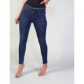 Belt Detail Skinny Jeans, Blue