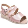 Cosyfeet Salsa Extra Roomy Women’s Sandals – Rose Gold 9