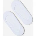 2 Pack Cotton Liners In White, White