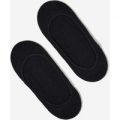 2 Pack Cotton Liners In Black, Black