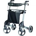 Topro Troja Rollator with Back Support – Red M